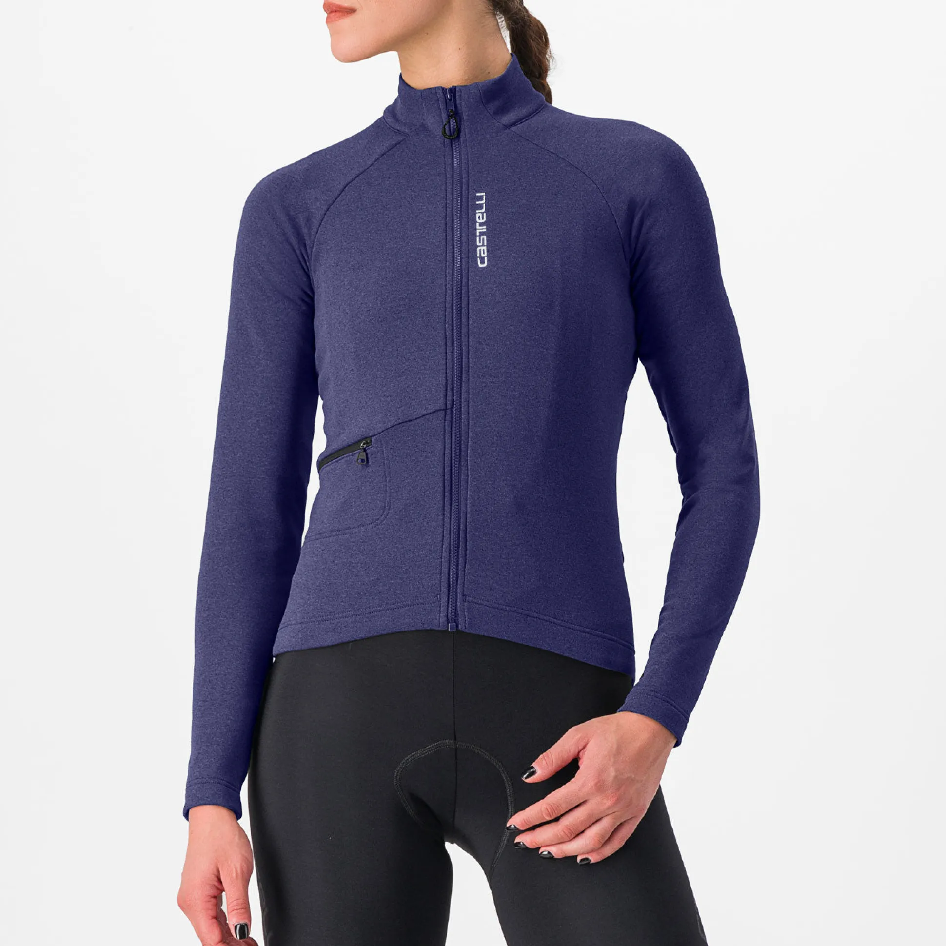 Maglia maniche lunghe donna Castelli Unlimited Trail - Blu