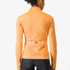 Maglia maniche lunghe donna Castelli Sfida 2 - Arancio chiaro