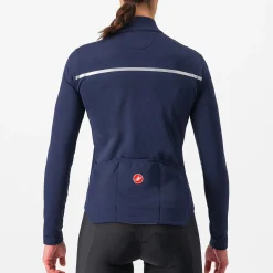Maglia maniche lunghe donna Castelli Sinergia 2 - Blu