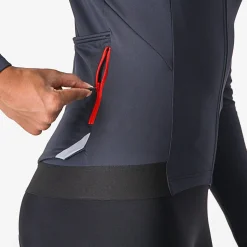 Maglia maniche lunghe donna Castelli Fly - Nero