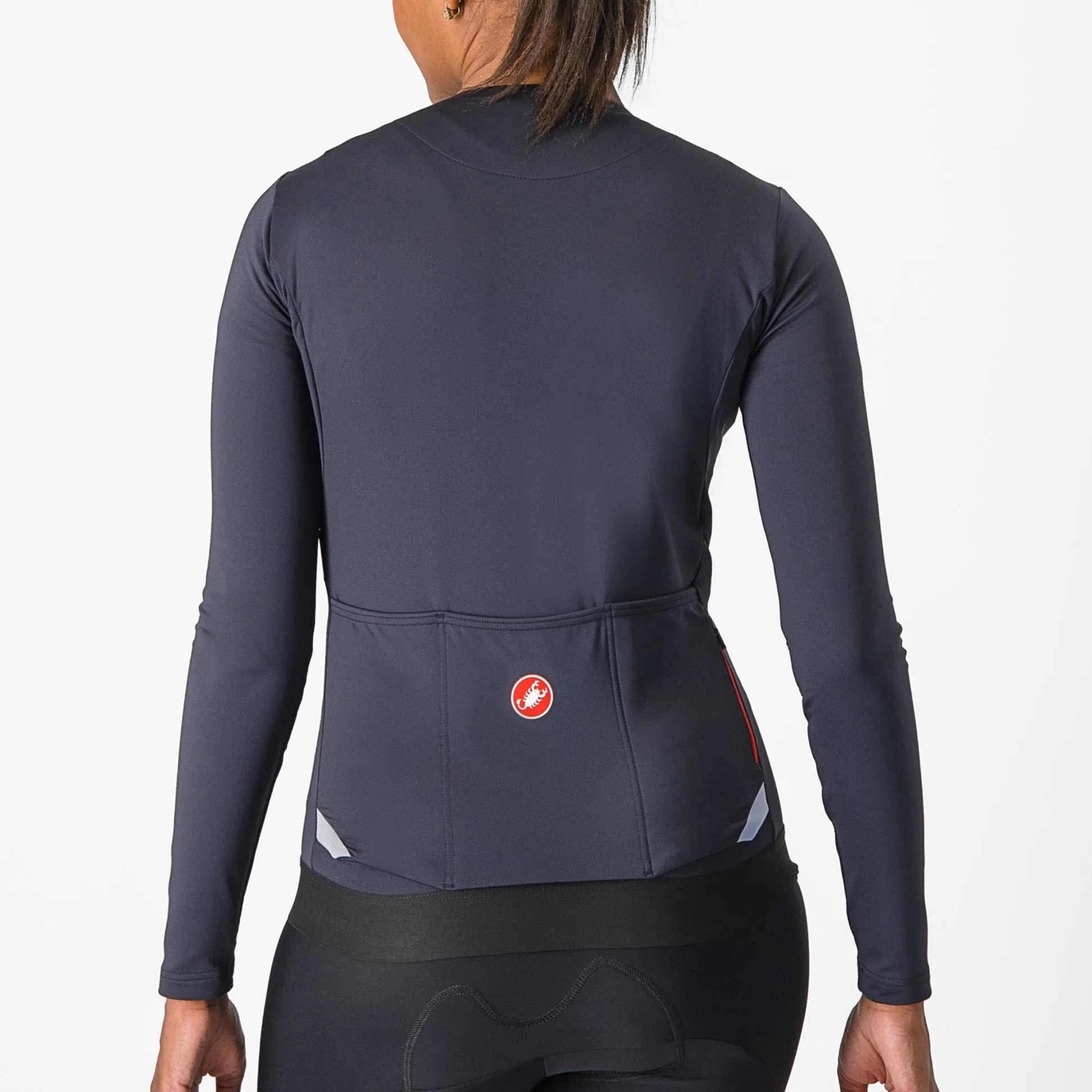 Maglia maniche lunghe donna Castelli Fly - Nero