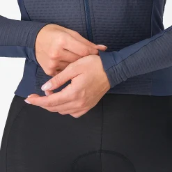 Maglia maniche lunghe donna Castelli Sfida 3 - Blu
