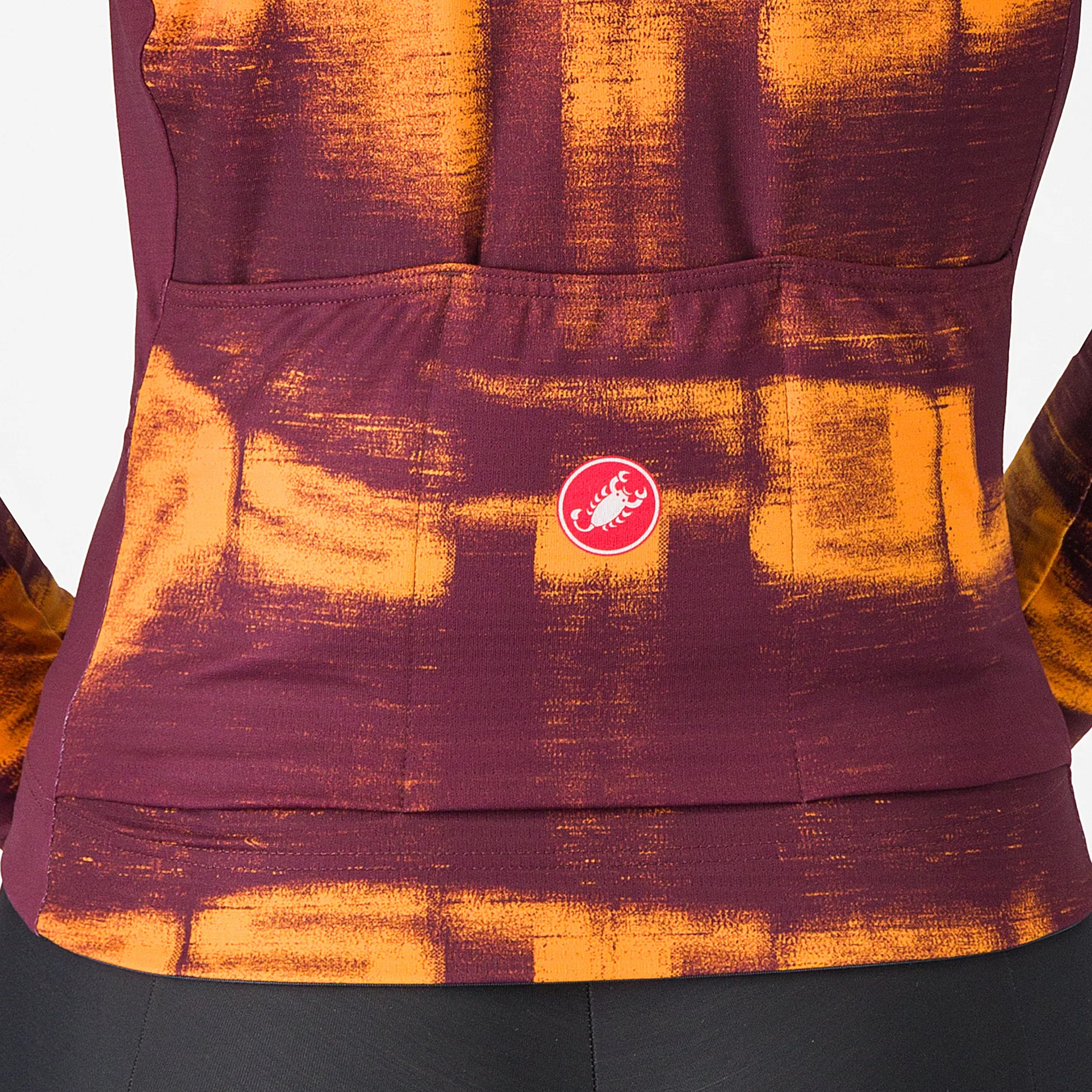 Maglia maniche lunghe donna Castelli Blur Thermal - Bordeaux