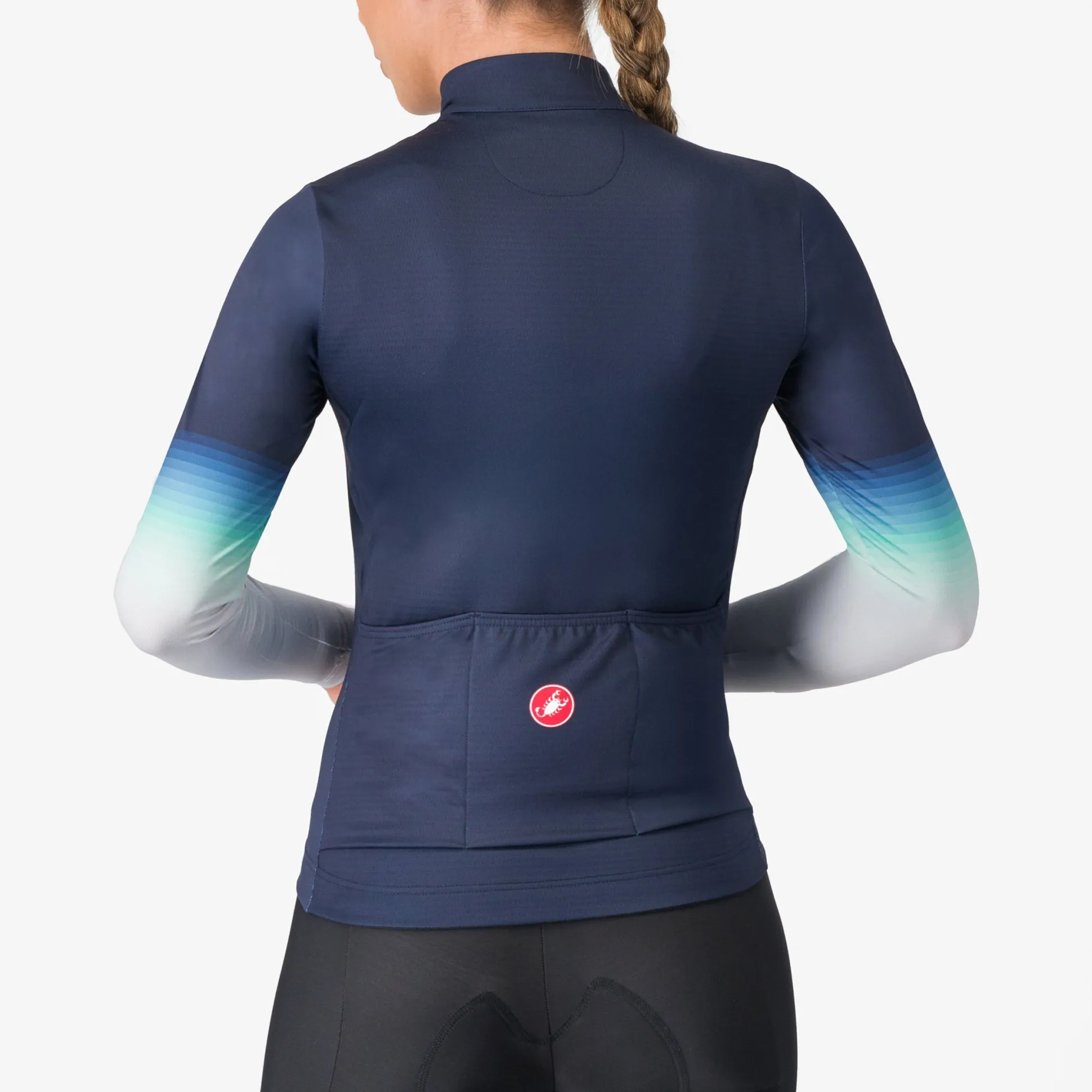 Maglia maniche lunghe donna Castelli Corso Thermal - Blu