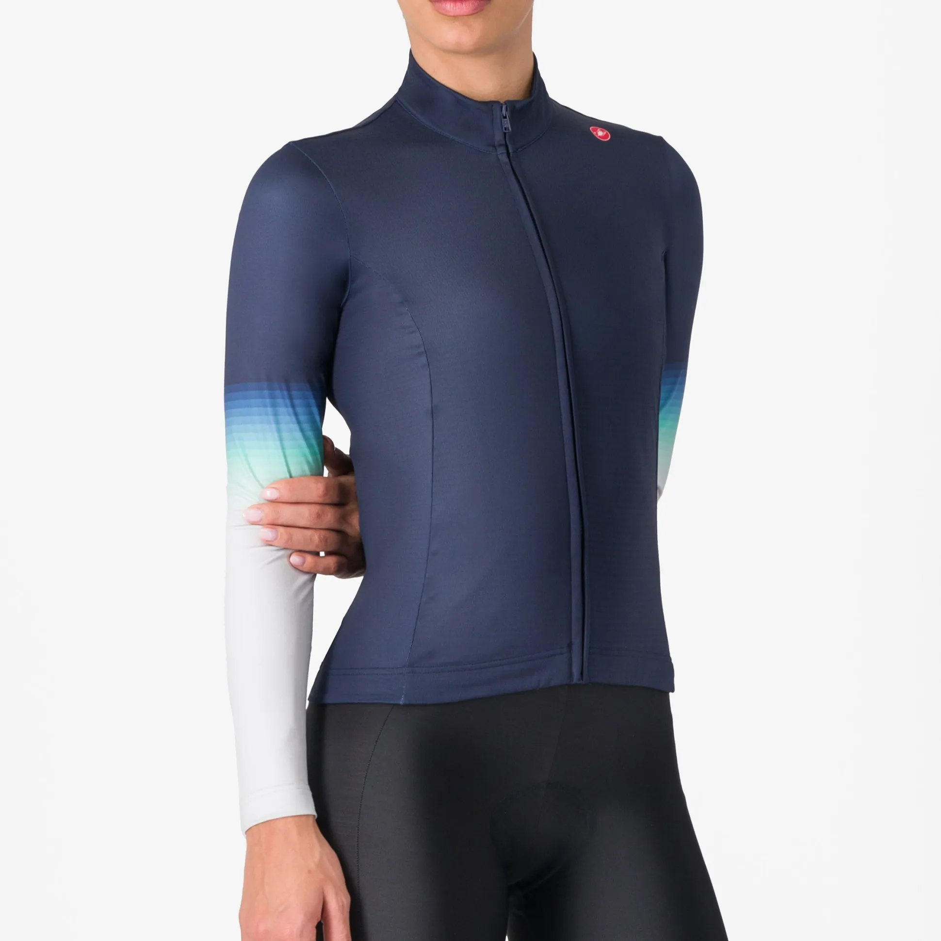 Maglia maniche lunghe donna Castelli Corso Thermal - Blu