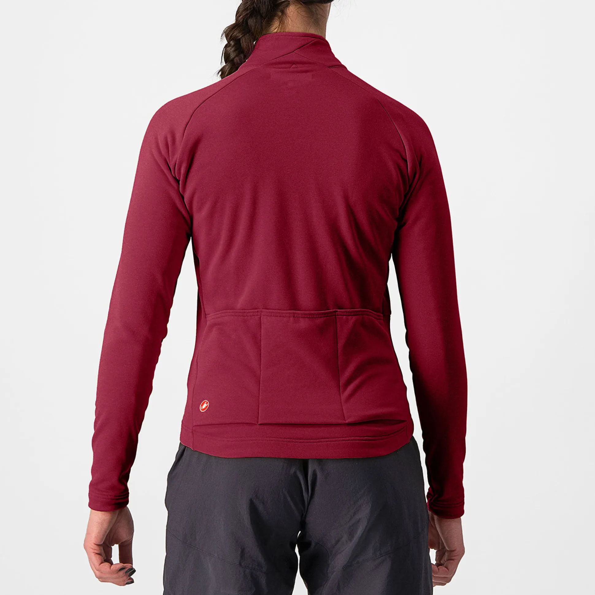 Maglia maniche lunghe donna Castelli Unlimited Trail - Bordeaux