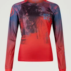 Maglia maniche lunghe donna Endura Tropical Tee LTD - Rosso