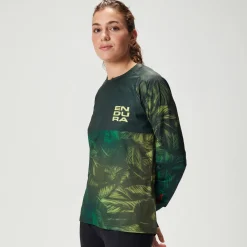 Maglia maniche lunghe donna Endura Tropical Tee LTD - Verde