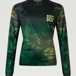 Maglia maniche lunghe donna Endura Tropical Tee LTD - Verde