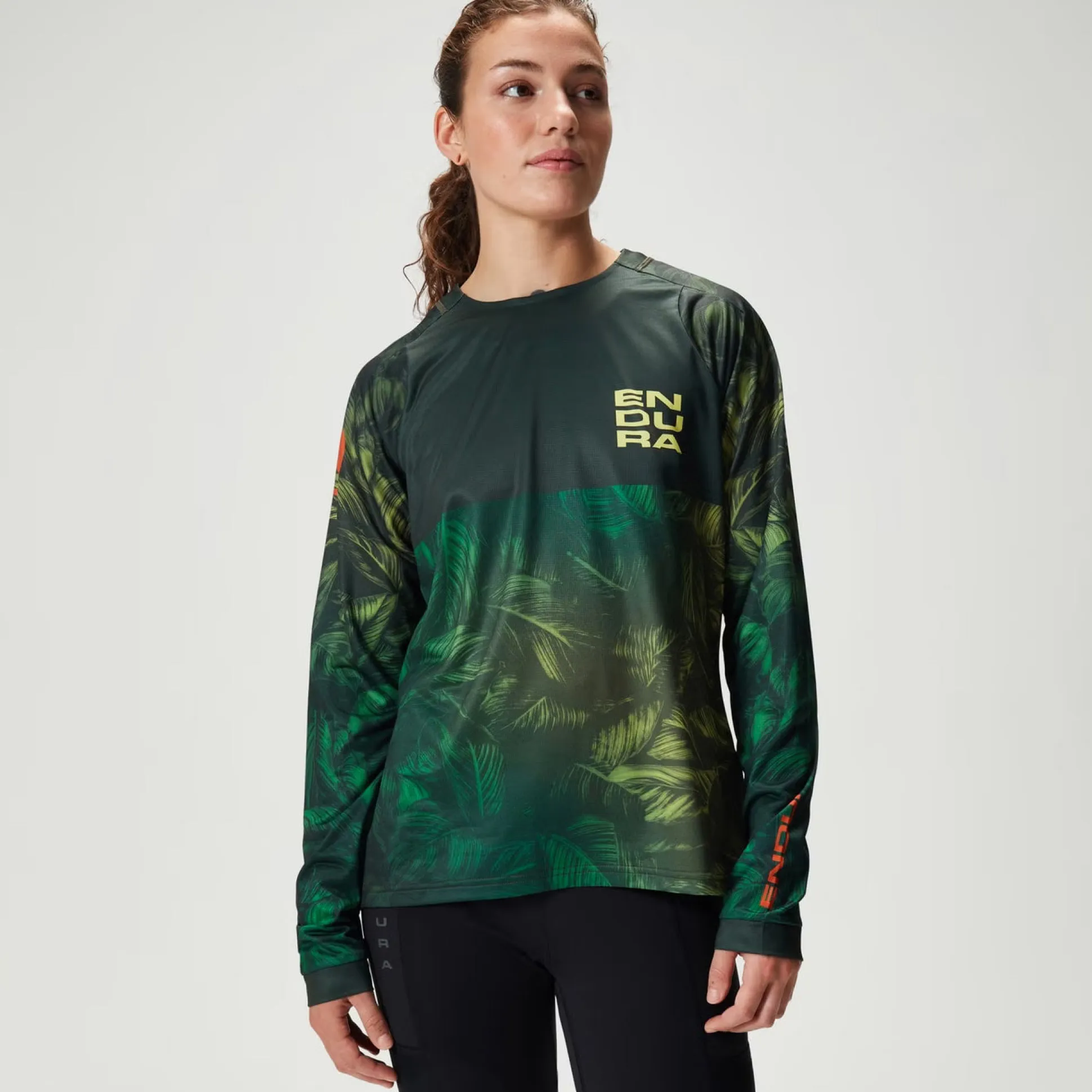 Maglia maniche lunghe donna Endura Tropical Tee LTD - Verde