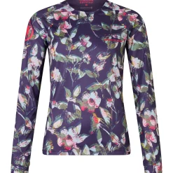 Maglia maniche lunghe donna Endura LTD PRINTED - Viola