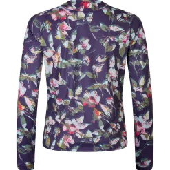 Maglia maniche lunghe donna Endura LTD PRINTED - Viola
