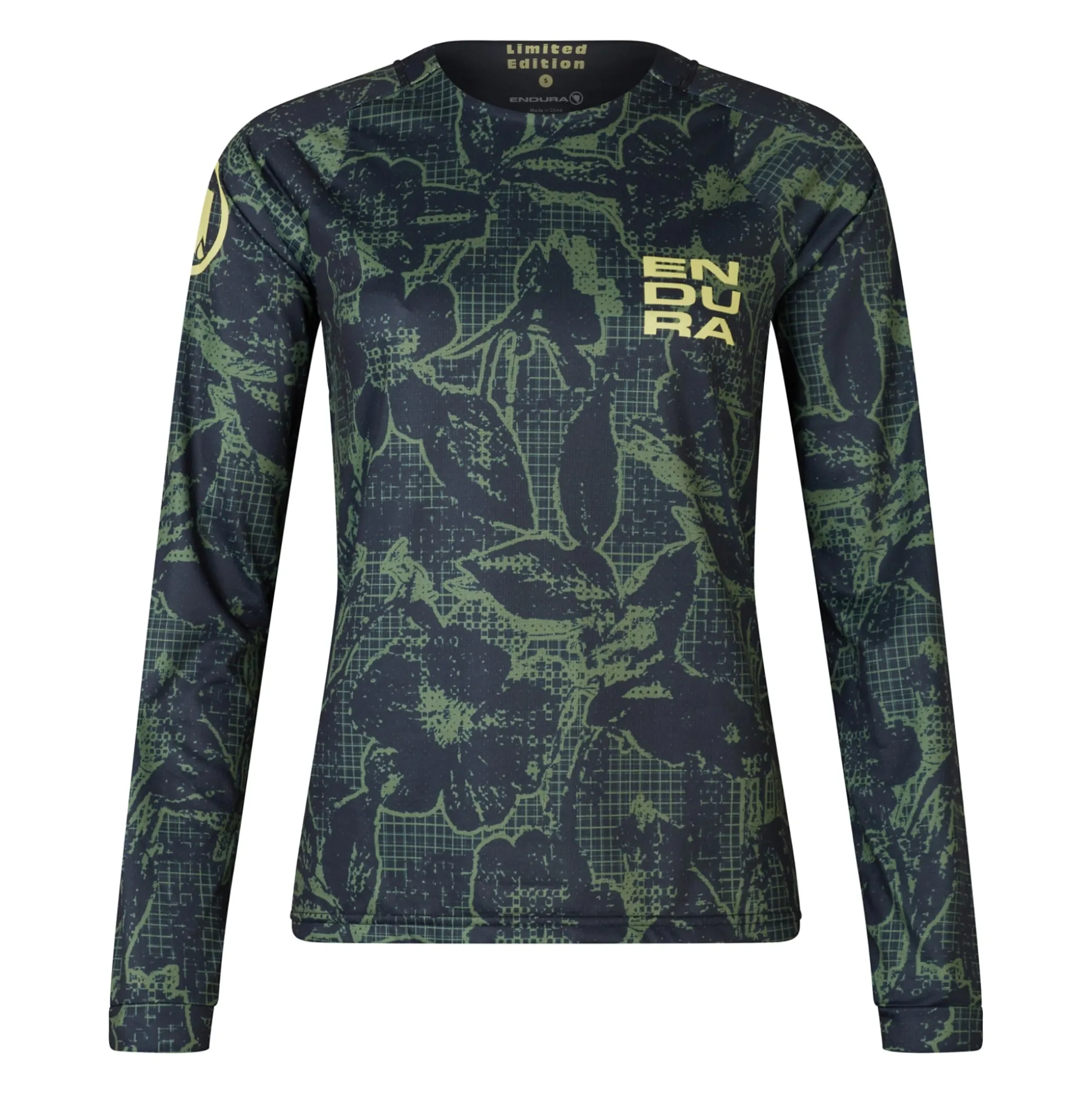 Maglia maniche lunghe donna Endura LTD PRINTED - Verde