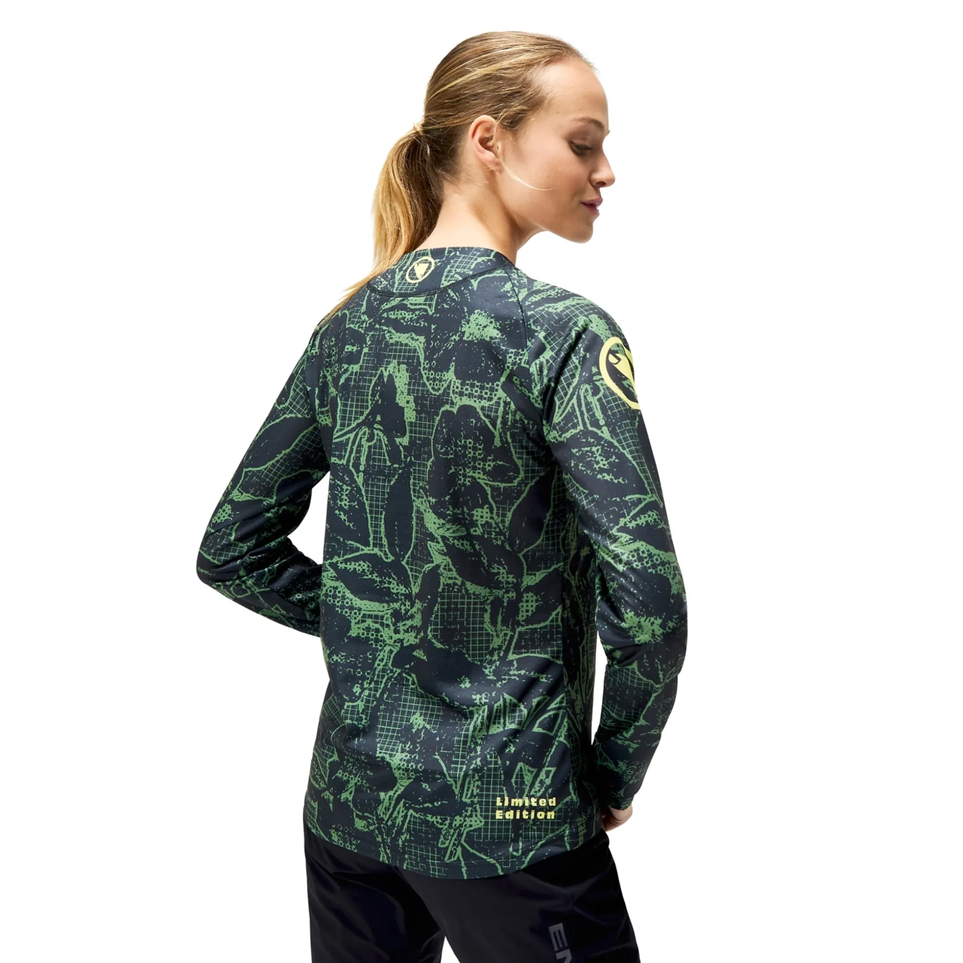 Maglia maniche lunghe donna Endura LTD PRINTED - Verde