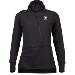 Maglia maniche lunghe donna Fox Cappuccio Defend - Nero