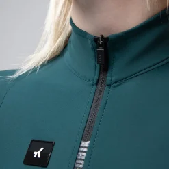 Maglia maniche lunghe donna Gobik Pacer Solid 2.0 Sunken - Verde