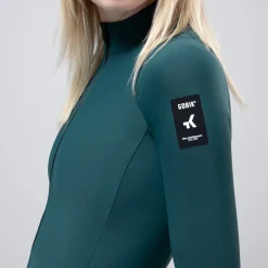 Maglia maniche lunghe donna Gobik Pacer Solid 2.0 Sunken - Verde