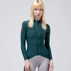 Maglia maniche lunghe donna Gobik Pacer Solid 2.0 Sunken - Verde