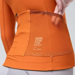 Maglia maniche lunghe donna Gobik Pacer Solid 2.0 Thai - Arancio