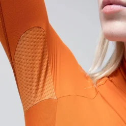 Maglia maniche lunghe donna Gobik Pacer Solid 2.0 Thai - Arancio