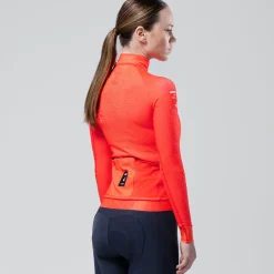 Maglia maniche lunghe donna Gobik Hyder Vermilion - Rosso
