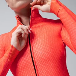 Maglia maniche lunghe donna Gobik Hyder Vermilion - Rosso