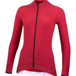 Maglia maniche lunghe donna Nalini New Wrap LS - Rosso