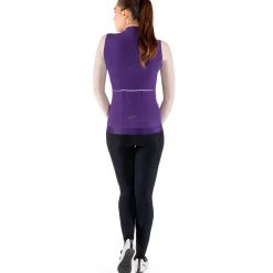 Maglia maniche lunghe donna Nalini New Wrap LS - Viola