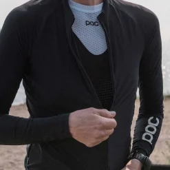 Maglia maniche lunghe donna Poc Essential road - Blu