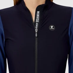 Maglia maniche lunghe donna Pissei Monviso - Blu