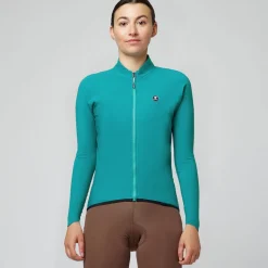 Maglia maniche lunghe donna Pissei Primapelle - Petrolio