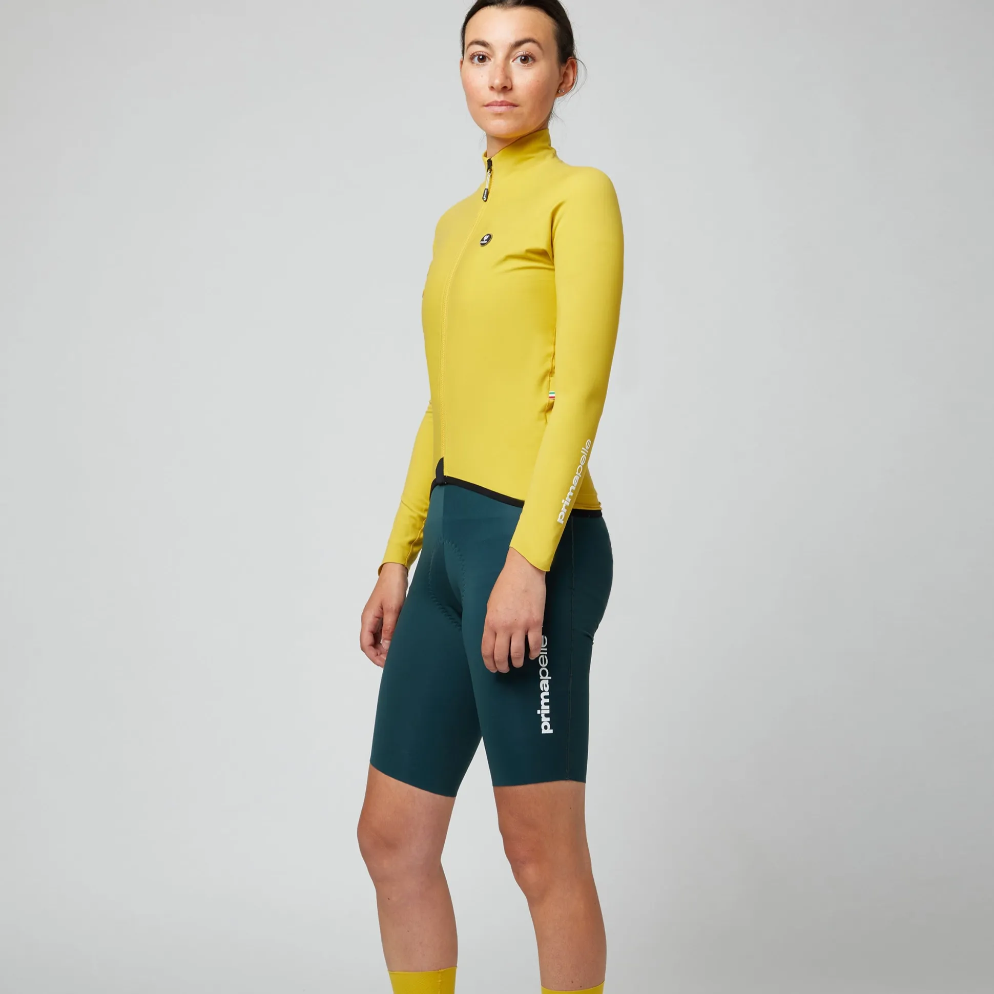 Maglia maniche lunghe donna Pissei Primapelle - Giallo