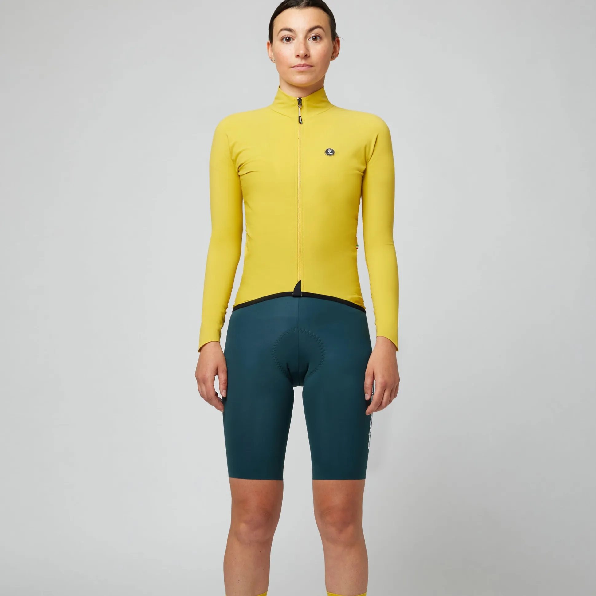 Maglia maniche lunghe donna Pissei Primapelle - Giallo