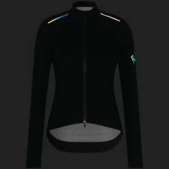 Maglia maniche lunghe donna Rapha Pro Team Shadow - Nero