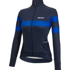 Maglia maniche lunghe donna Santini Coral Bengal - Blu
