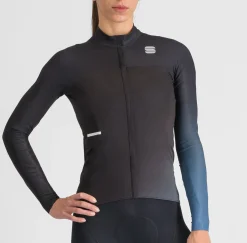 Maglia maniche lunghe donna Sportful Bodyfit Pro - Nero azzurro