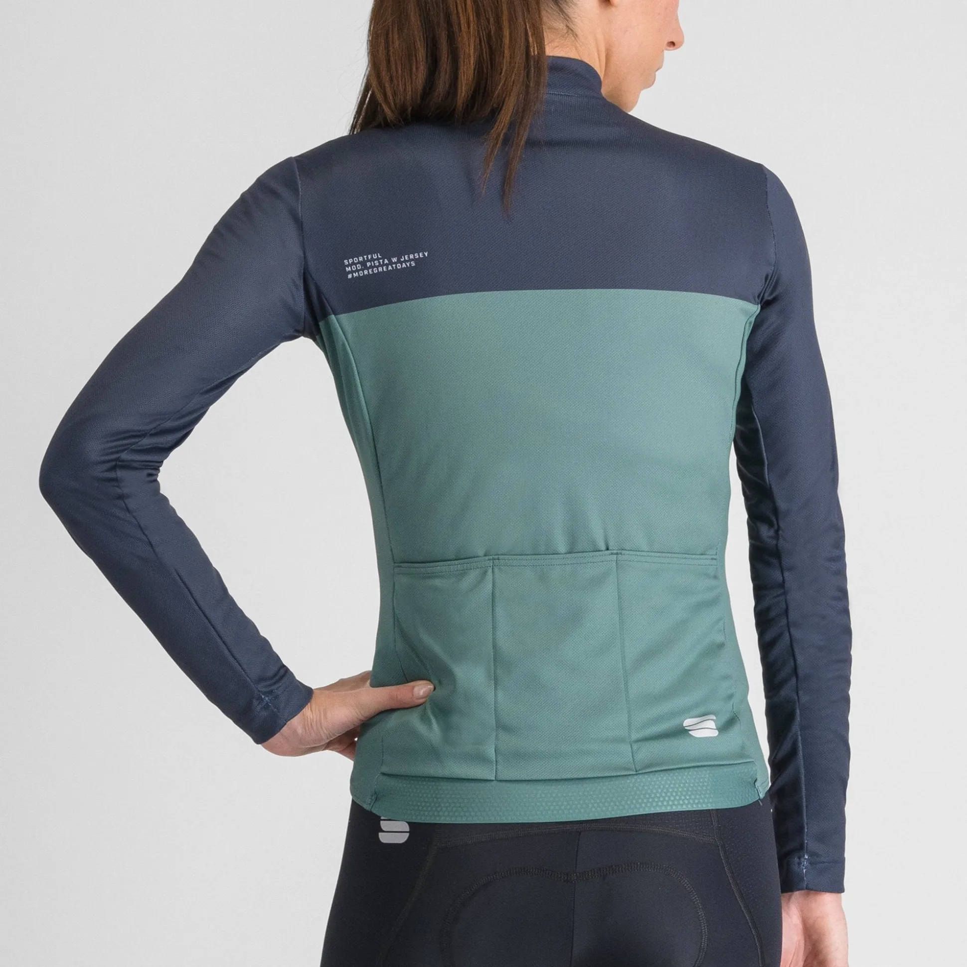 Maglia maniche lunghe donna Sportful Pista - Verde