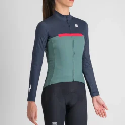 Maglia maniche lunghe donna Sportful Pista - Verde