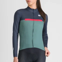 Maglia maniche lunghe donna Sportful Pista - Verde