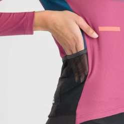 Maglia maniche lunghe donna Sportful Breakout Supergiara - Viola
