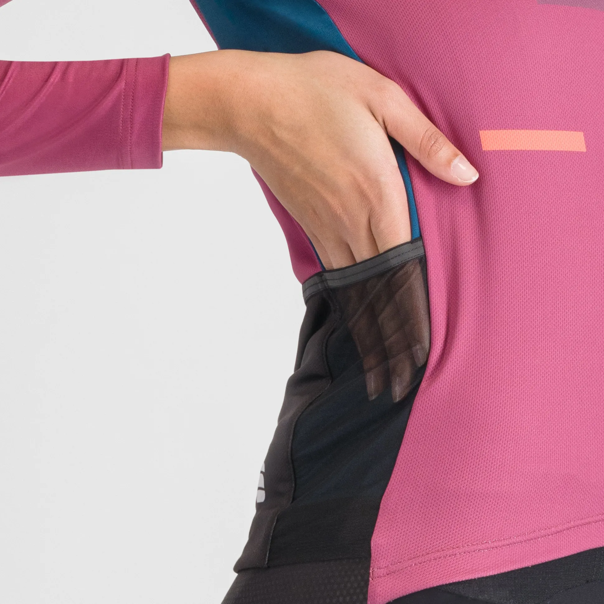Maglia maniche lunghe donna Sportful Breakout Supergiara - Viola
