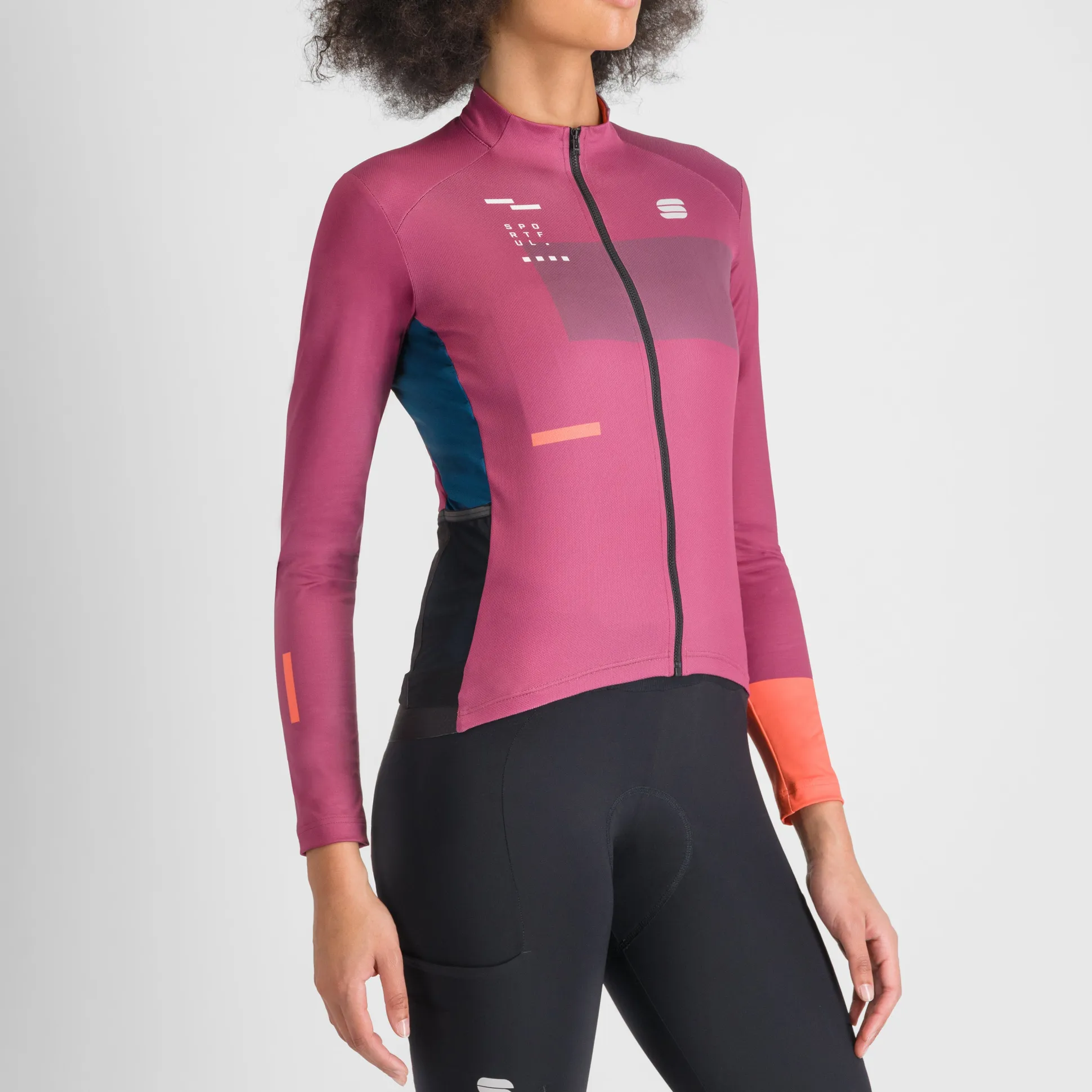 Maglia maniche lunghe donna Sportful Breakout Supergiara - Viola