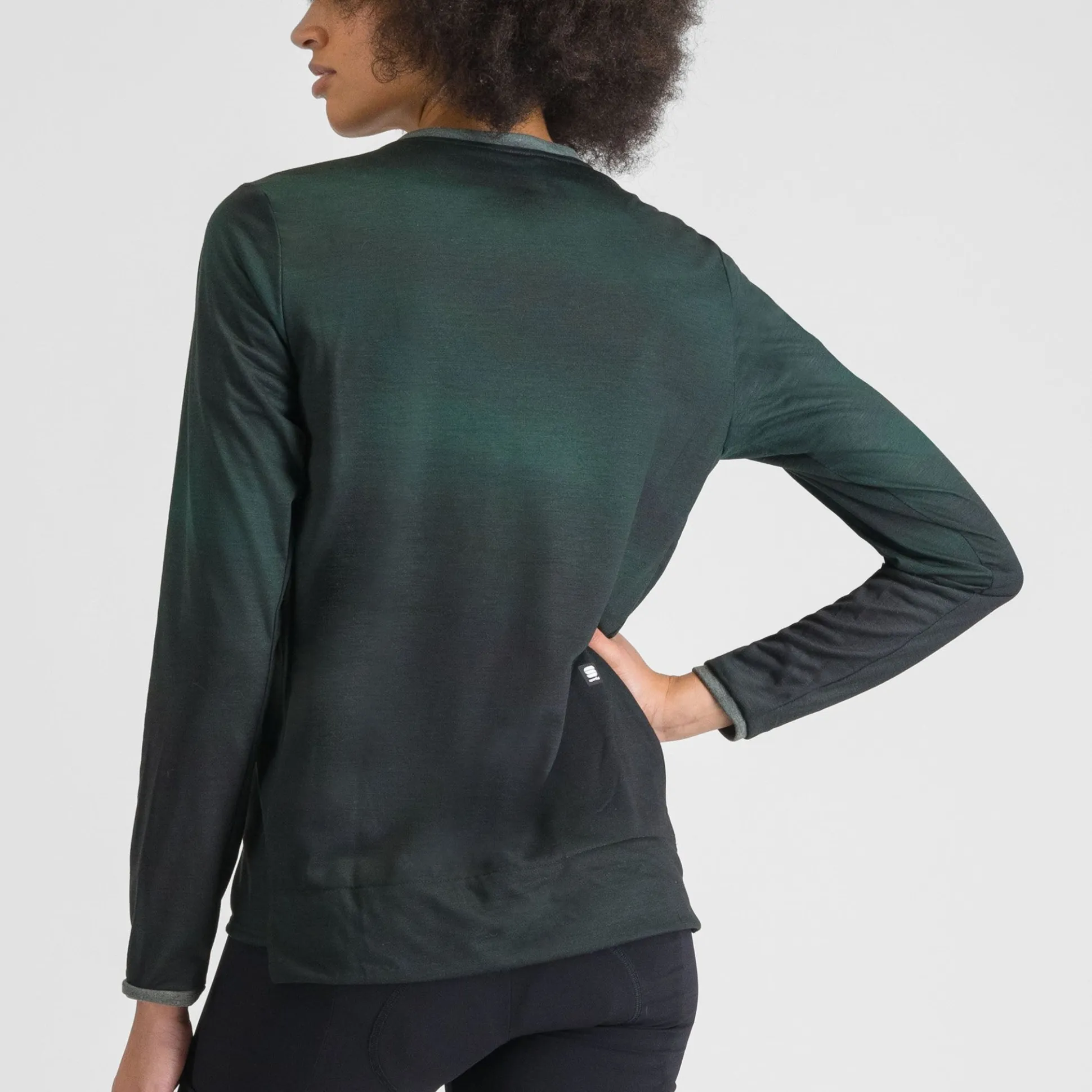 Maglia maniche lunghe donna Sportful Flow Giara - Verde