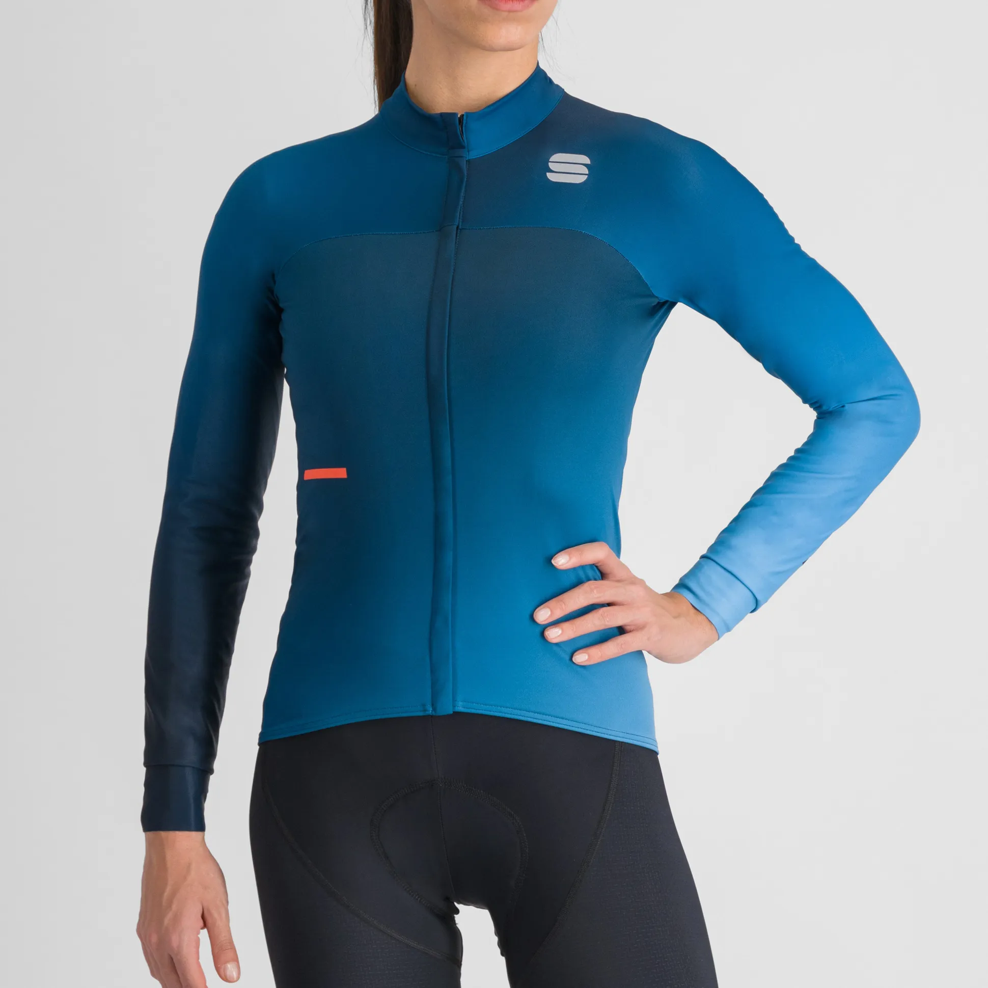 Maglia maniche lunghe donna Sportful Bodyfit Pro - Blu chiaro