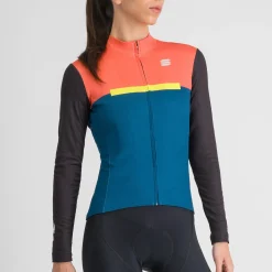 Maglia maniche lunghe donna Sportful Pista - Blu