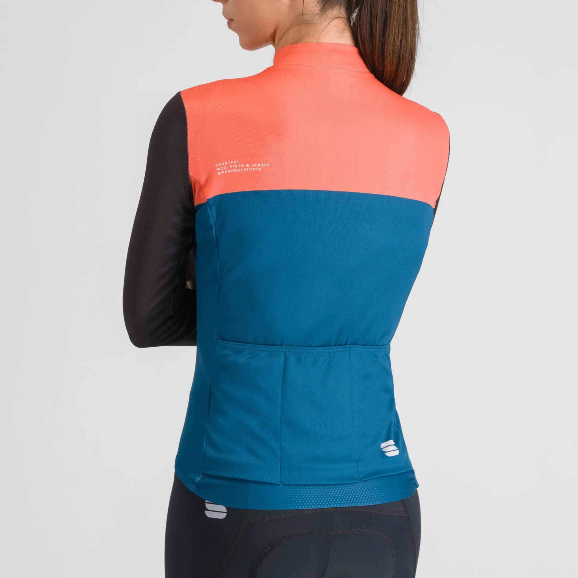 Maglia maniche lunghe donna Sportful Pista - Blu