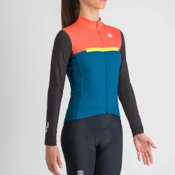 Maglia maniche lunghe donna Sportful Pista - Blu
