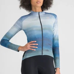 Maglia maniche lunghe donna Sportful Flow Supergiara - Blu