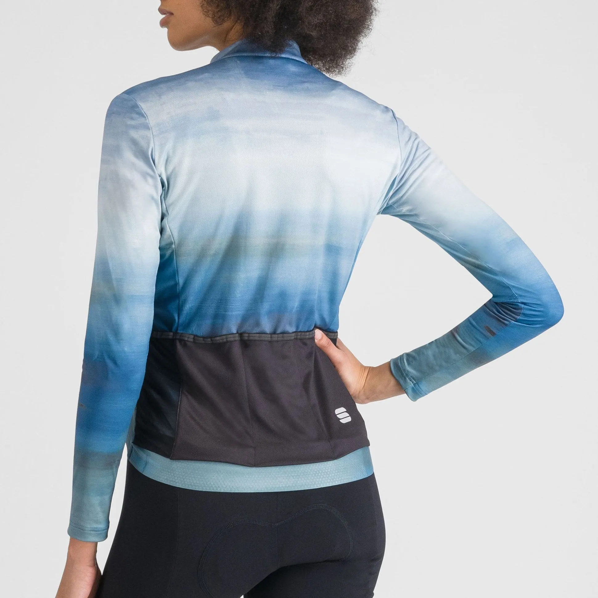 Maglia maniche lunghe donna Sportful Flow Supergiara - Blu