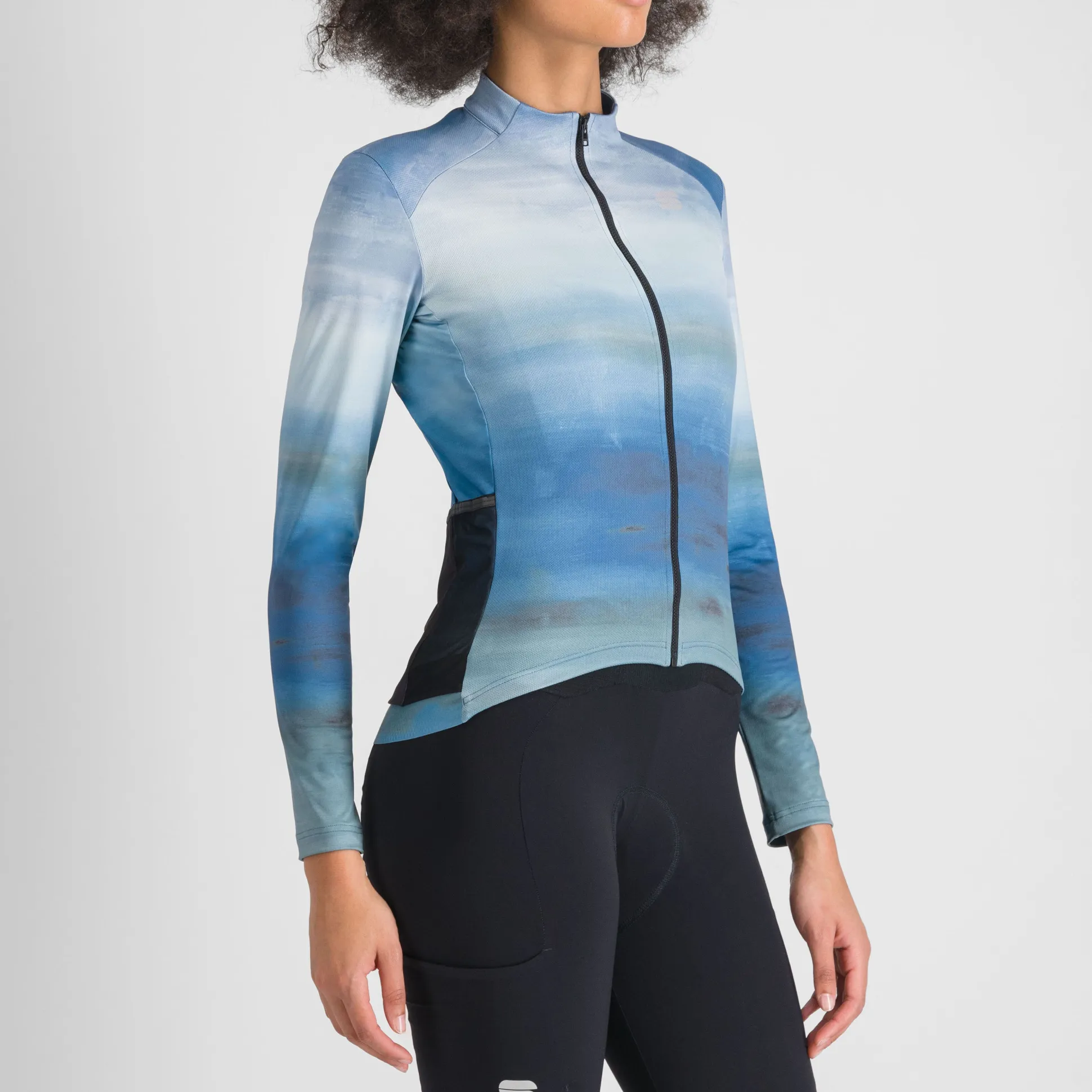 Maglia maniche lunghe donna Sportful Flow Supergiara - Blu